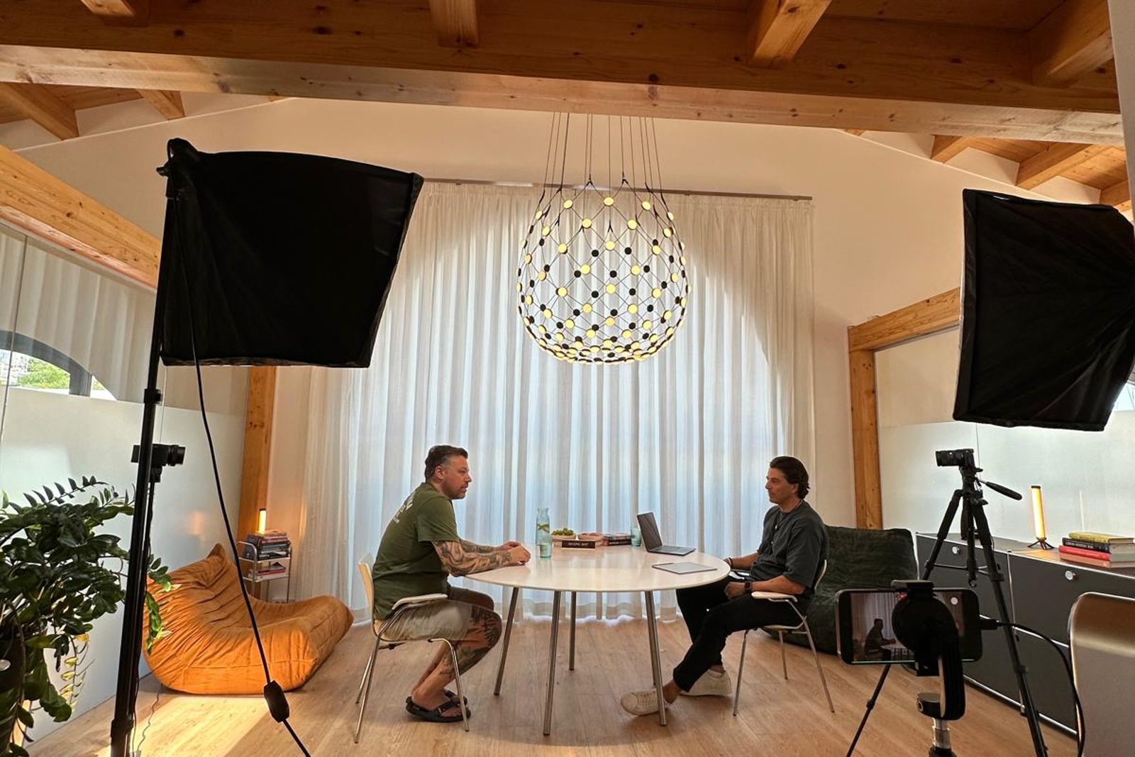 Aufnahme-Setup von Freischwimmer, Folge 1
