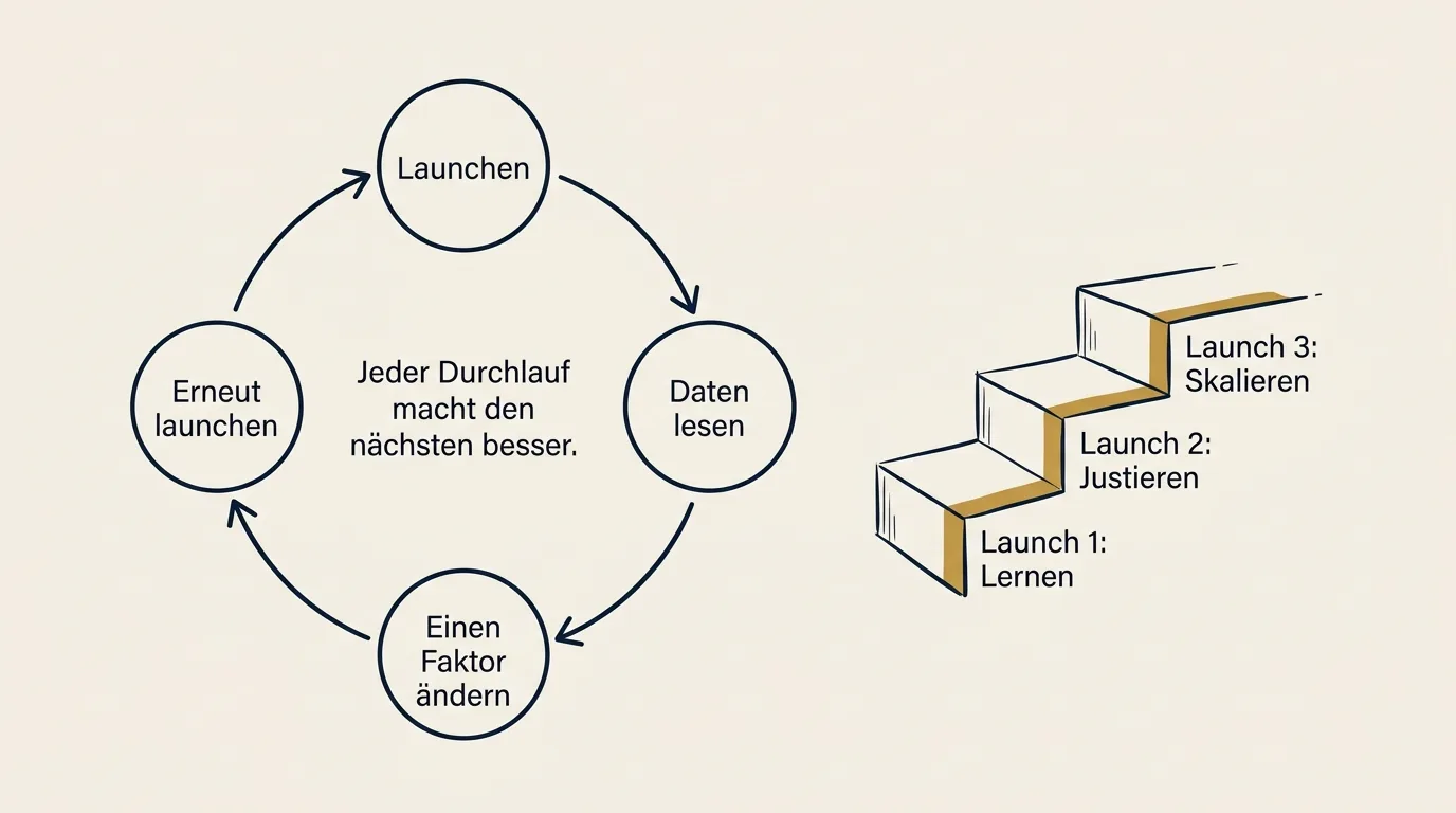 Der Launch-Lernzyklus