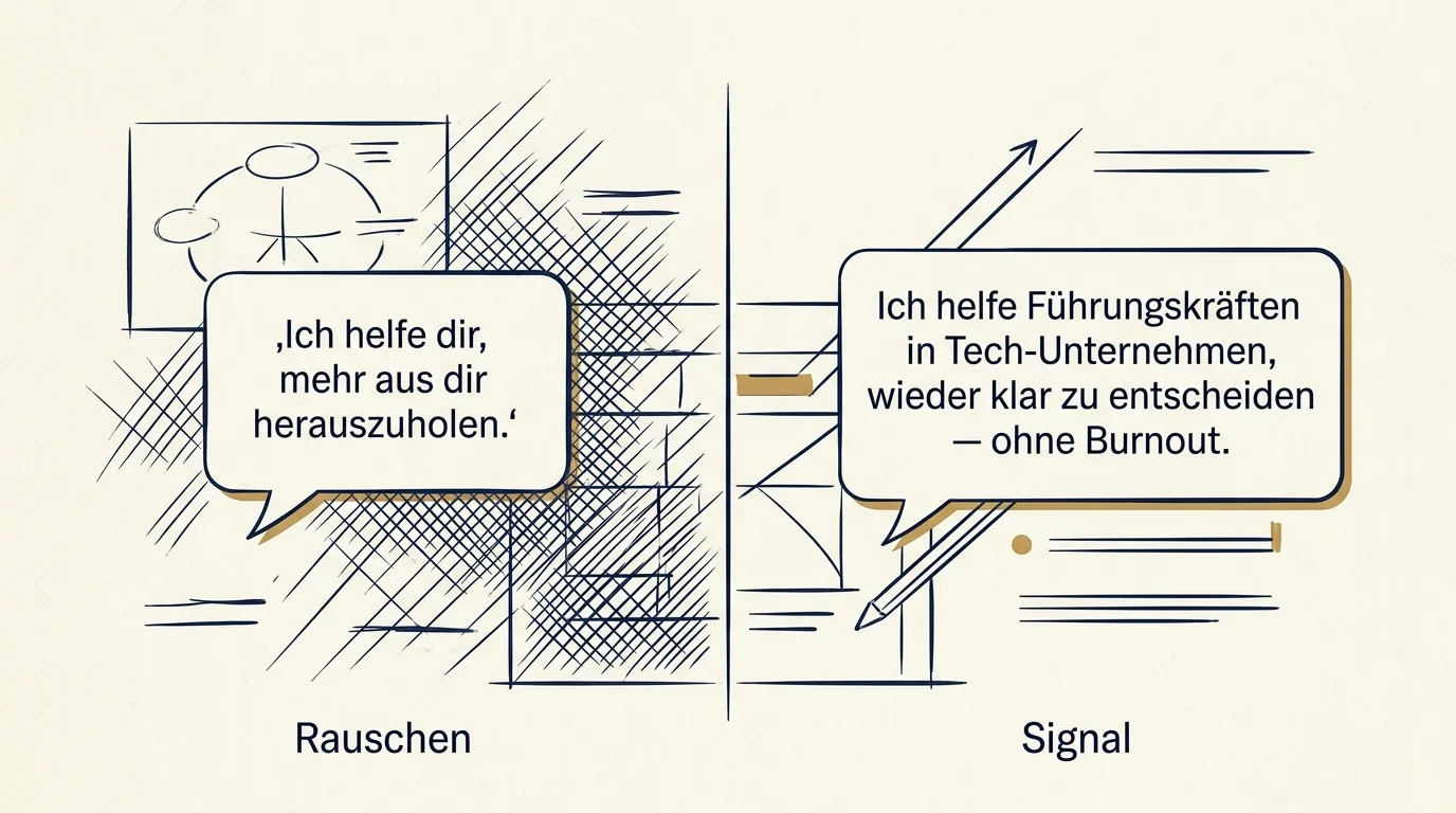 Positionierung: Vorher / Nachher